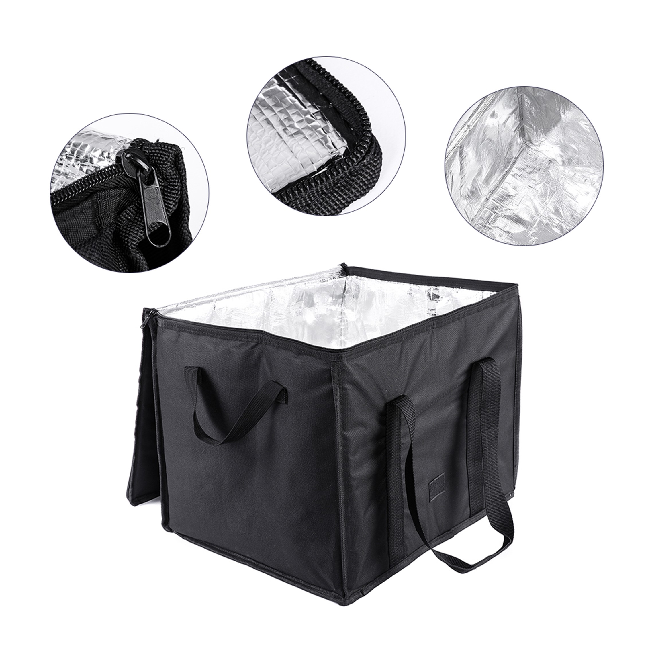 Eco-friendly Reusable 600D Polyester Lunch Delivery Bag 6