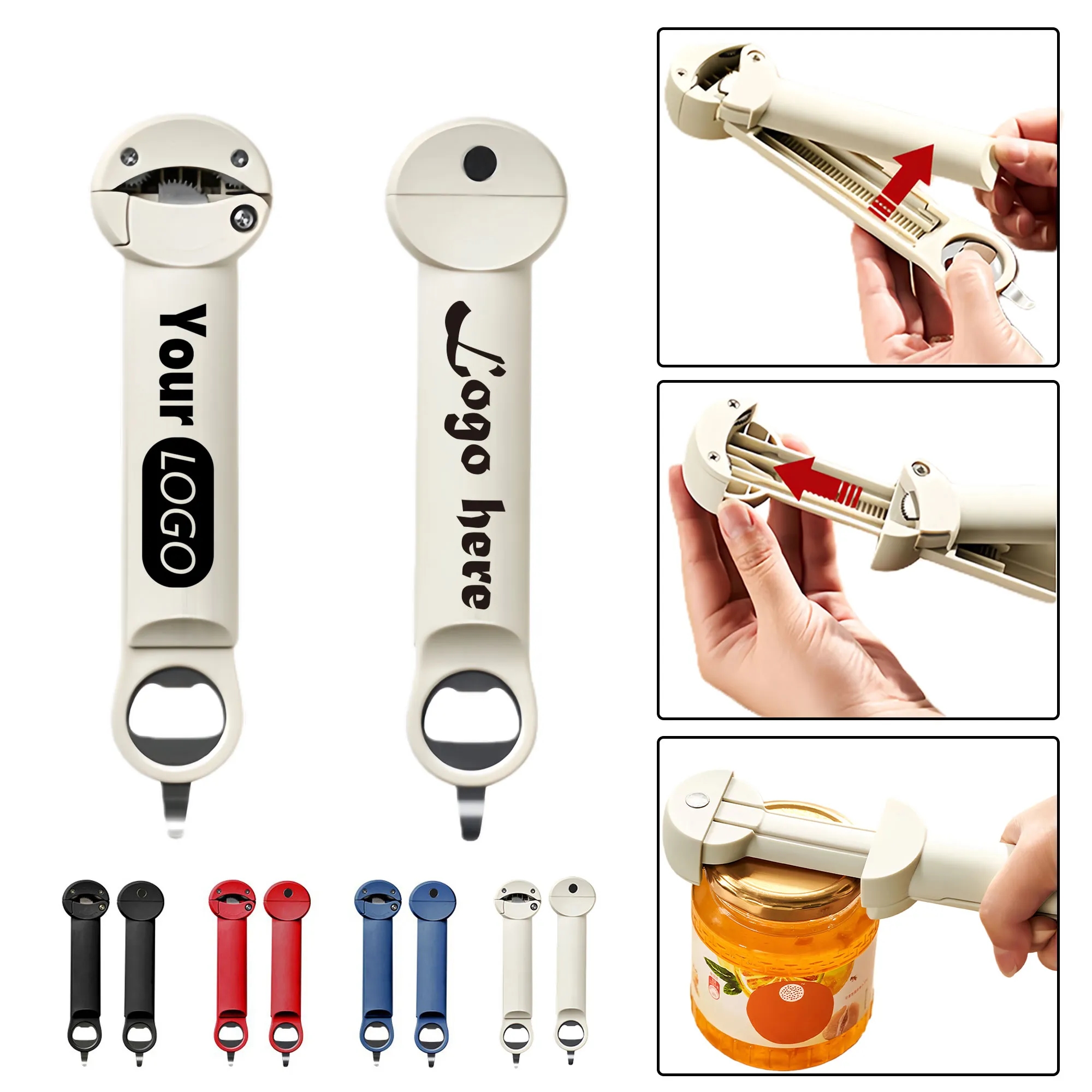 Versatile Magnetic Can Opener Jar Lid Opener For Cap