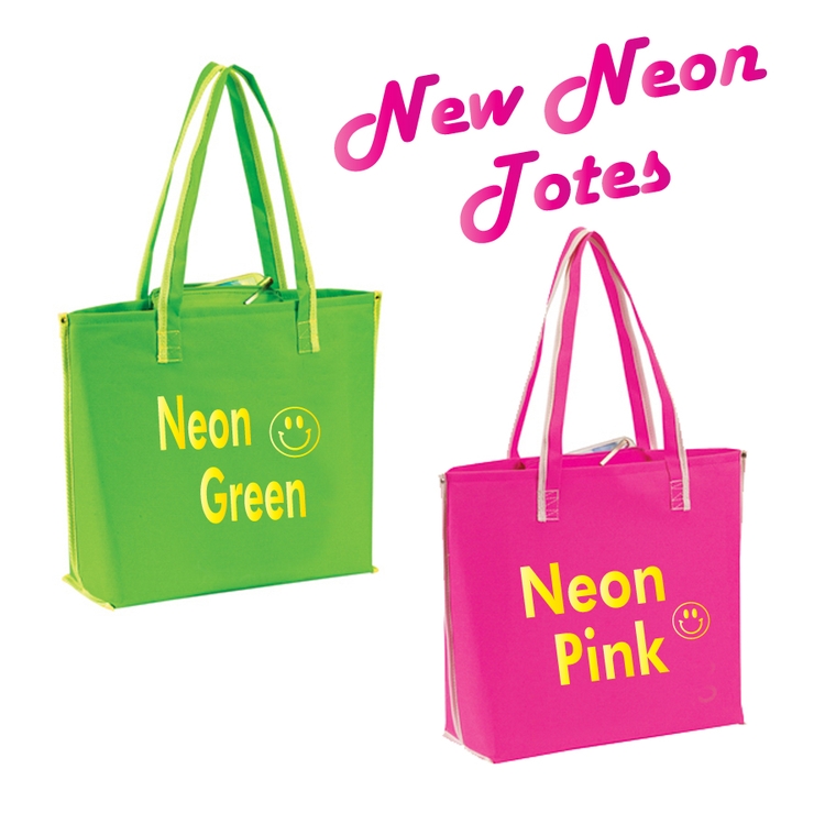 Neon Lambent Shopping Tote Bag 1