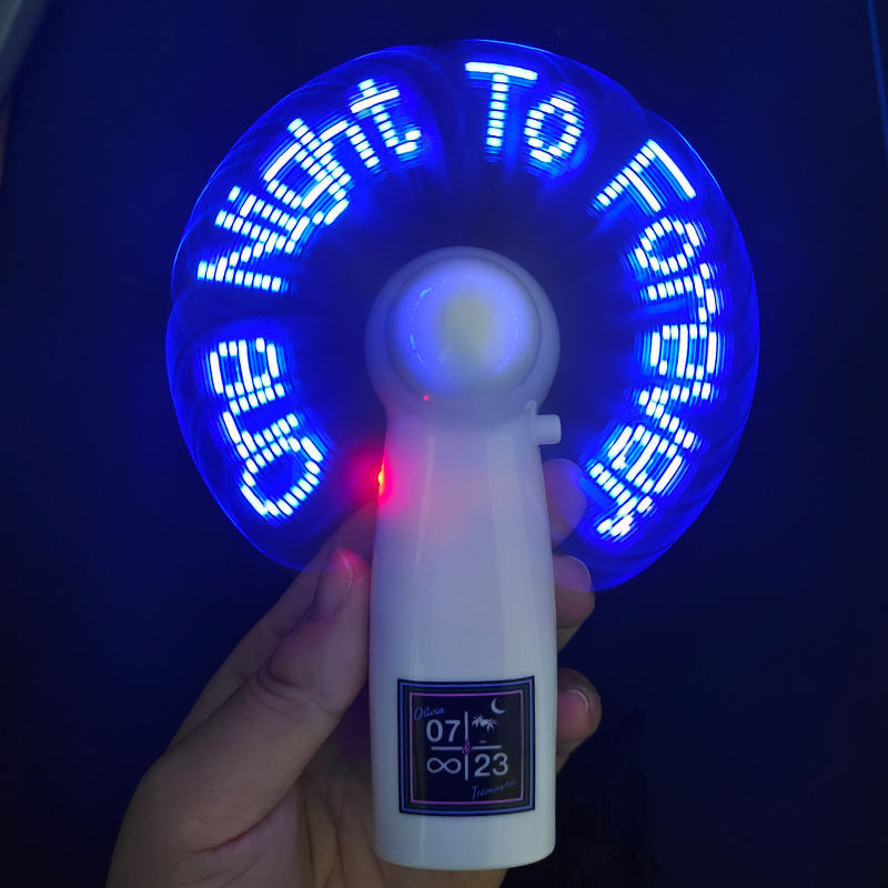 Electric LED Fan - USB Charged 8