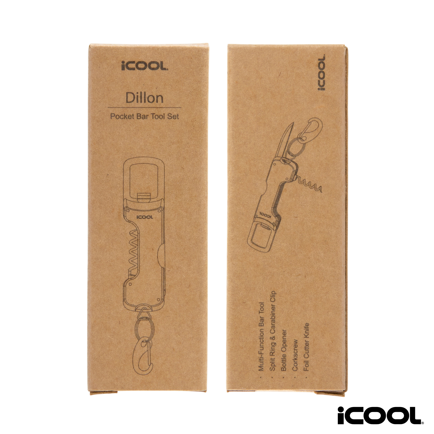 iCOOL Dillon Pocket Bar Tool Set 4