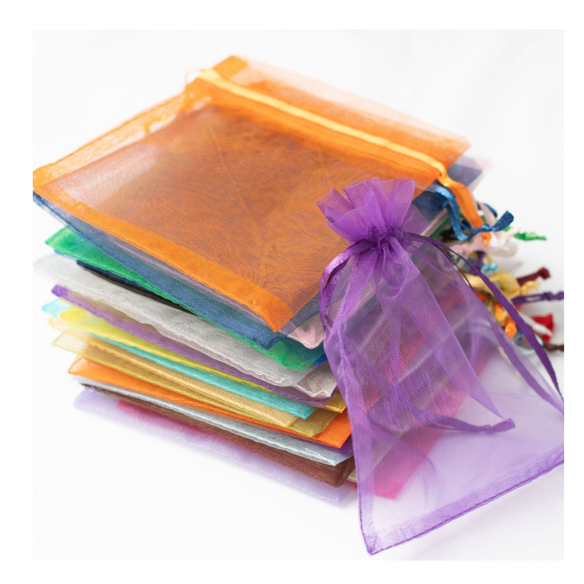 Custom Multi-Color Organza Drawstring Bag 2
