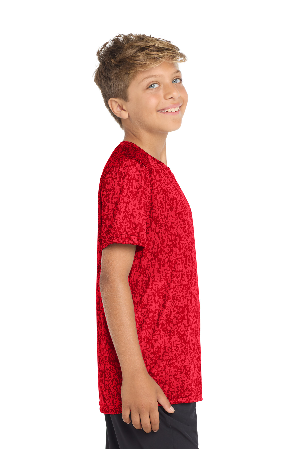 Sport-Tek Youth Digi Camo Tee. YST460 12