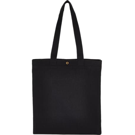 Repose 10oz Recycled Cotton Box Tote w/Snap 50