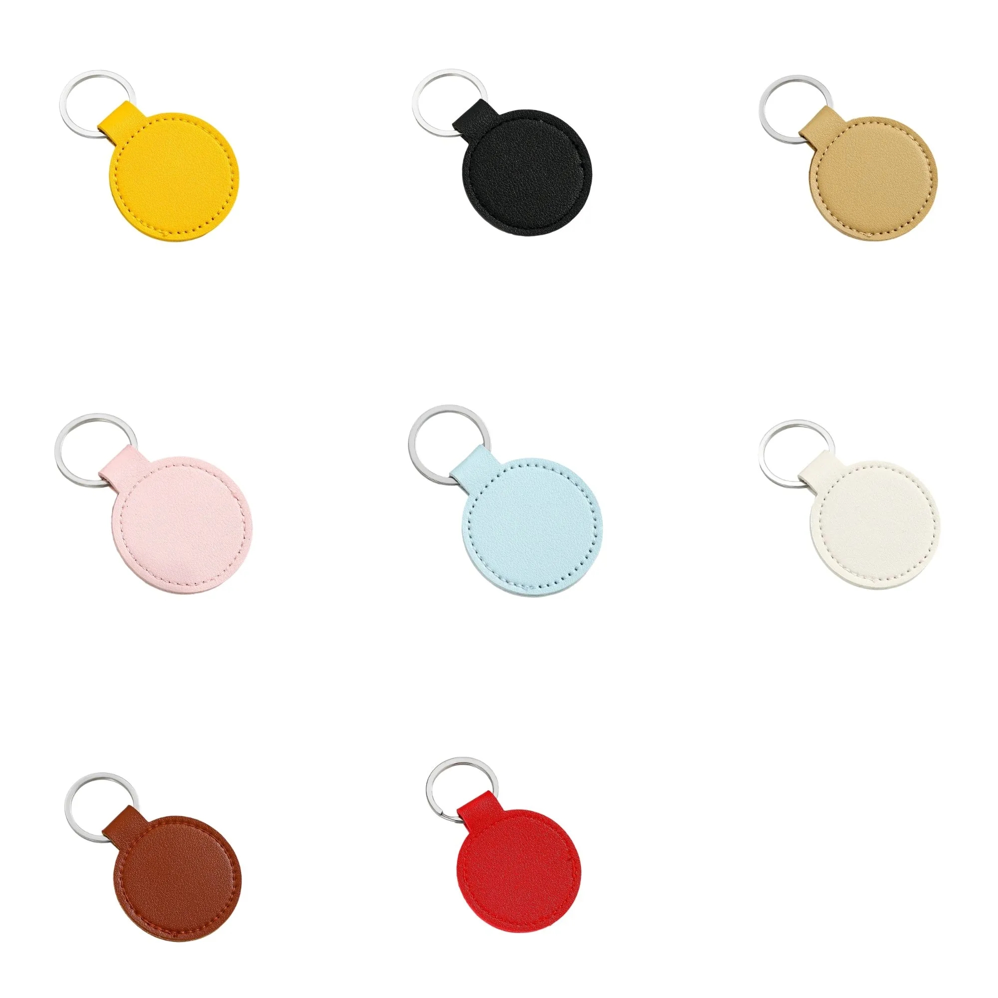Business PU Leather Keychain 4