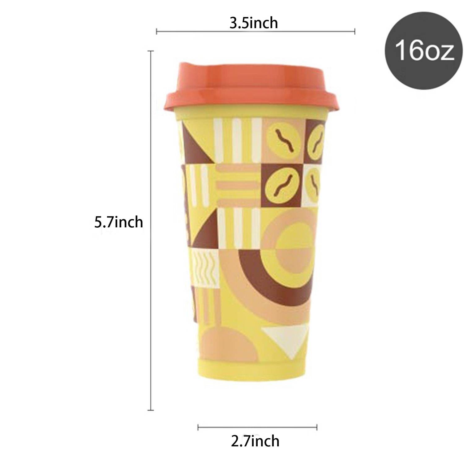 16oz Color-Changing PP Cup – BPA-Free & Durable 9