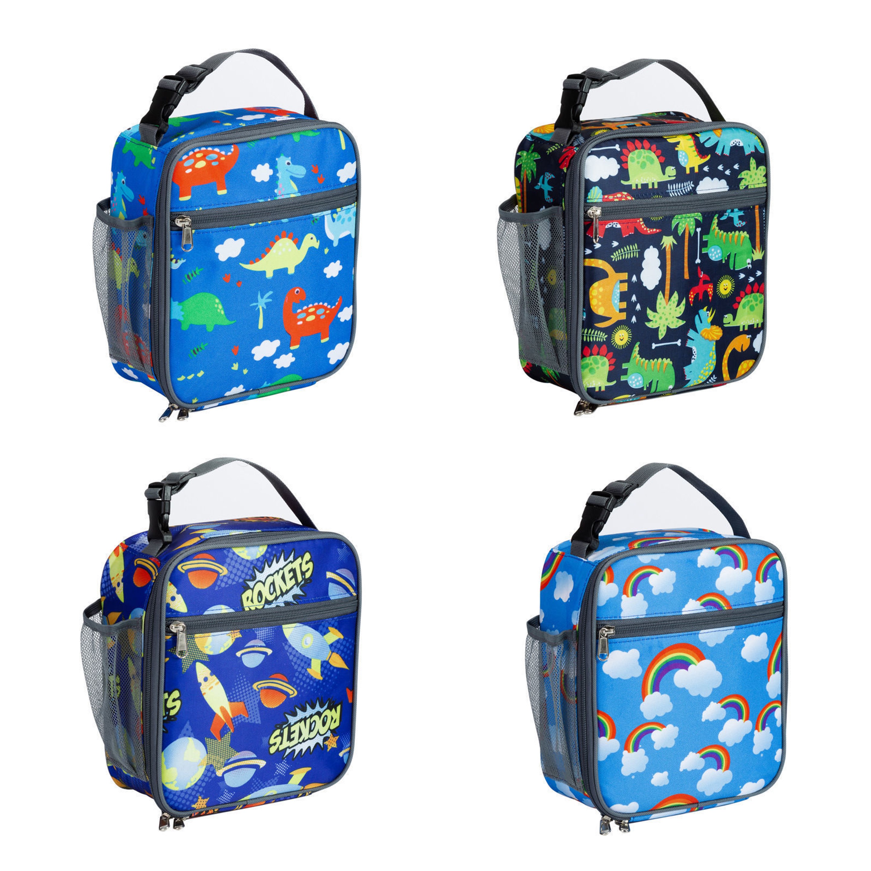 Printed Lunch Bag for Boys (direct import) 2