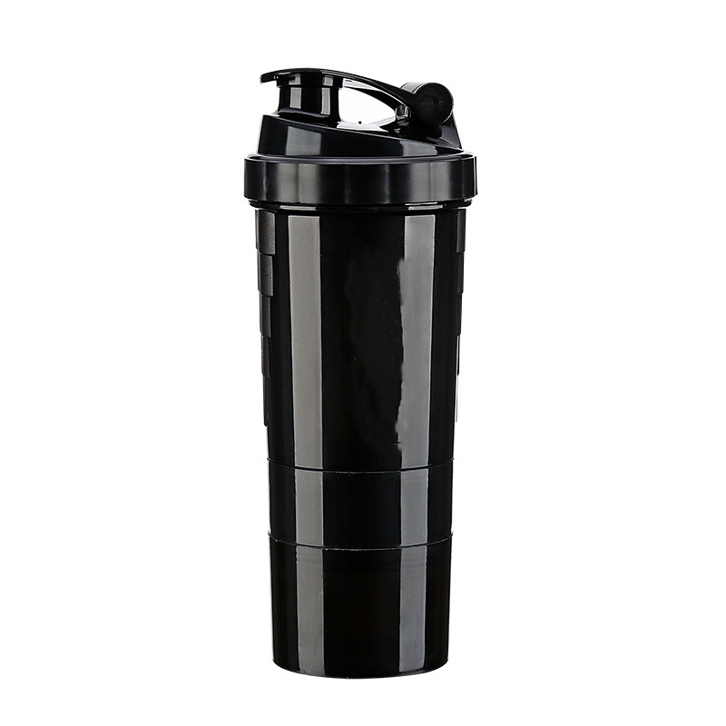 Three layers creative protein powder shaker cup 1