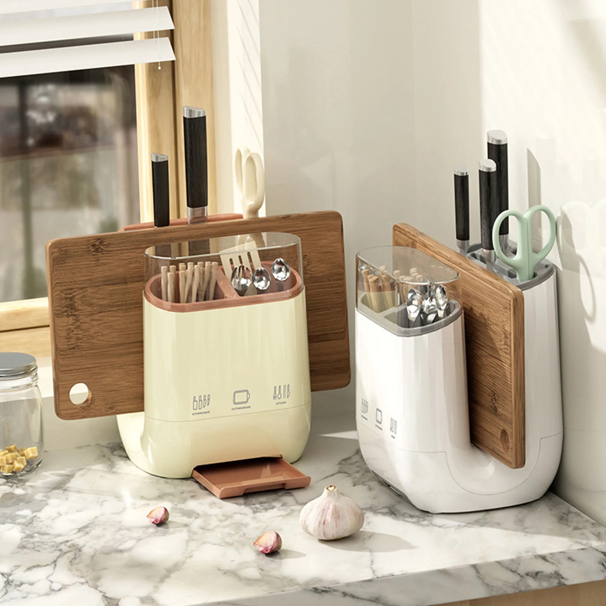 Premium Multifunctional Kitchen Knife Block Holder 2