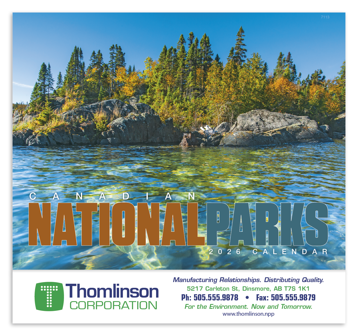 Good Value™ Canadian National Parks - Stapled Calendar 1