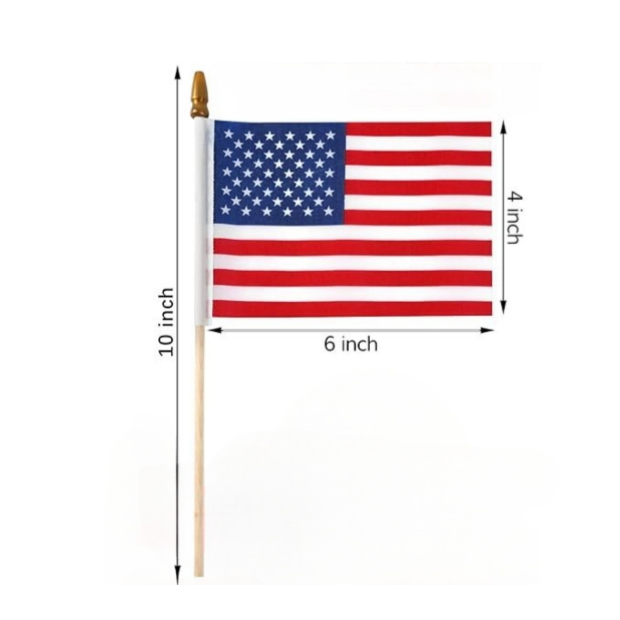 4"??6" Full-Color Double-Sided Printing Handheld Flag 2