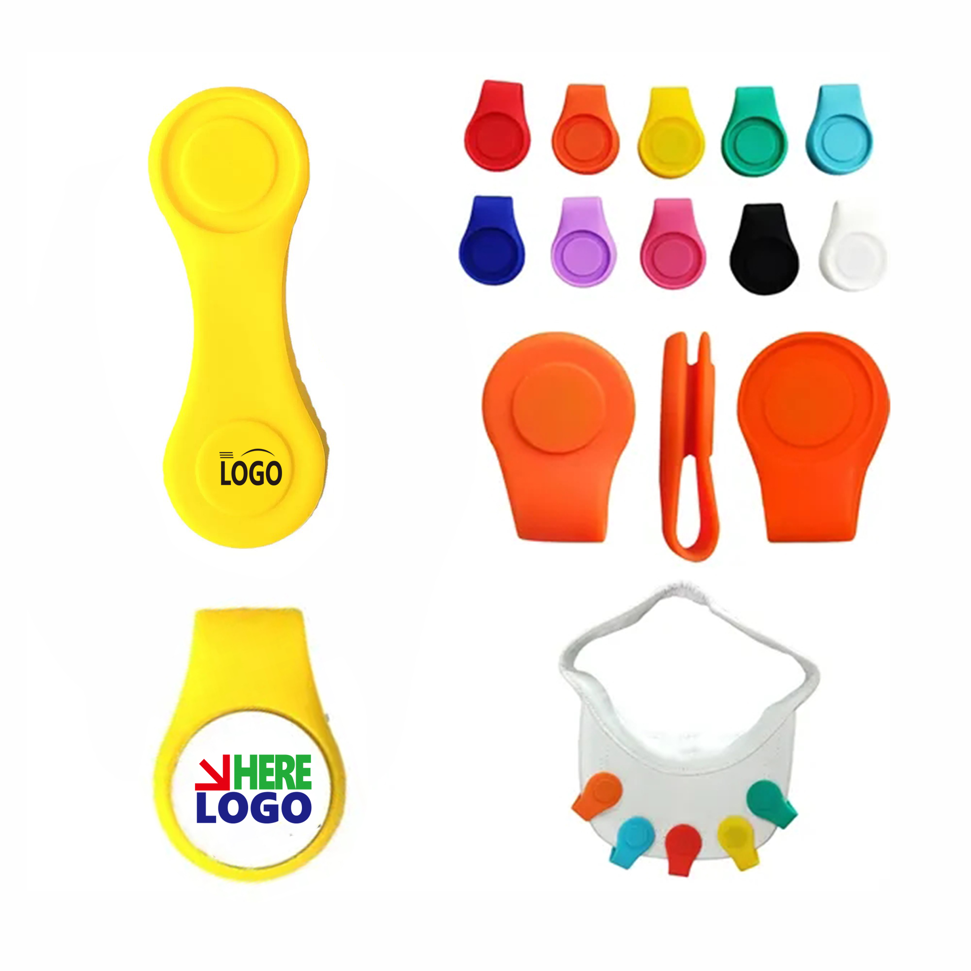 Custom Silicone Magnetic Golf Hat Clip MOQ 10 pcs 1