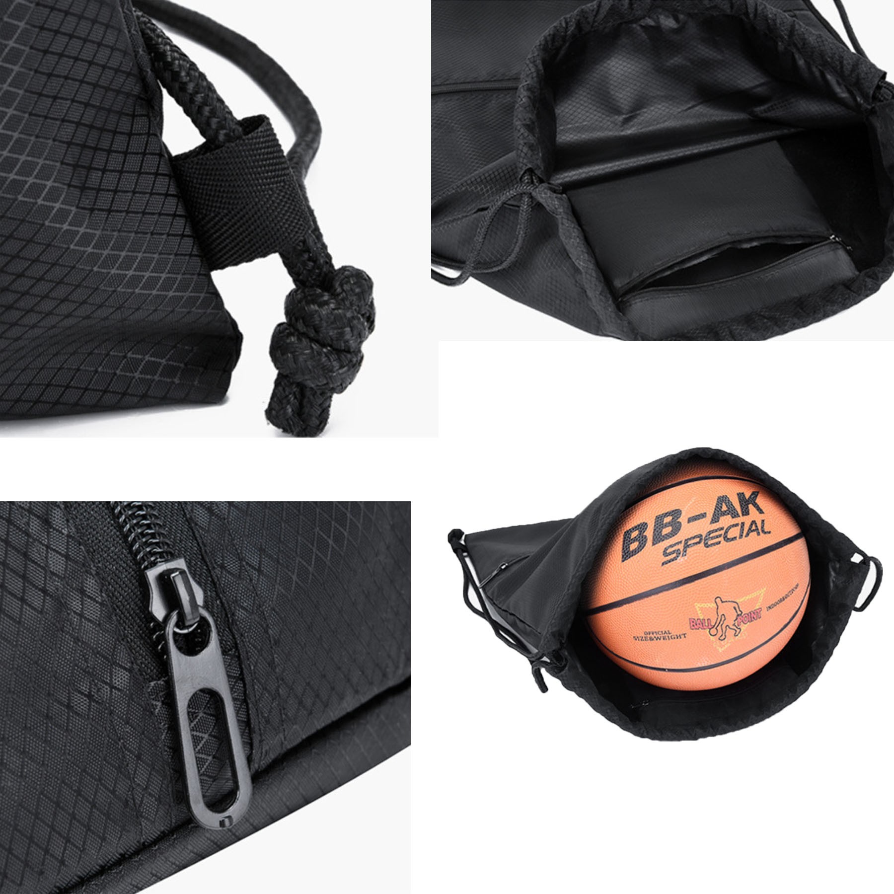 Drawstring Backpack Bag Sport Gym 2