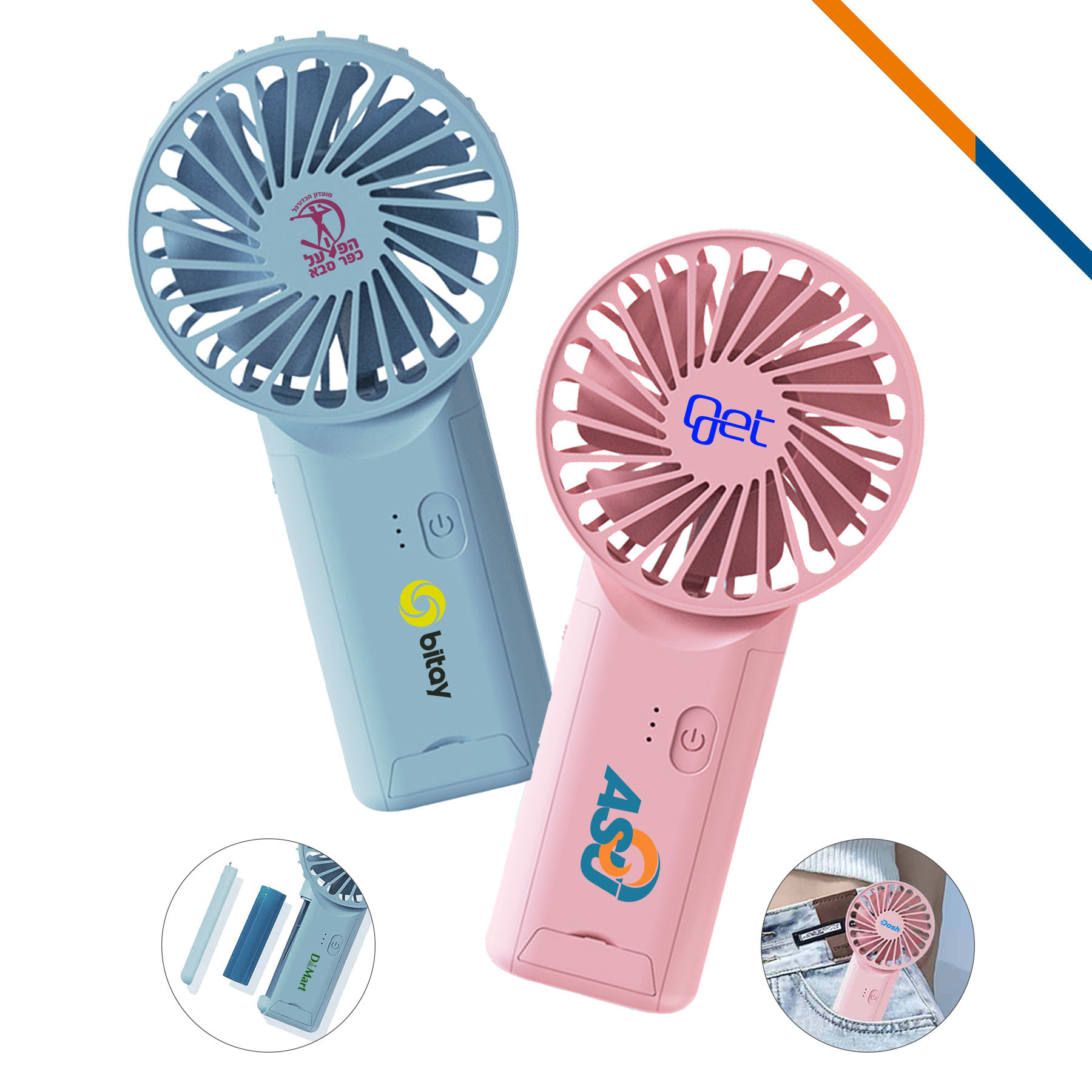 Volf 2in1 Mini Handheld Fan 2