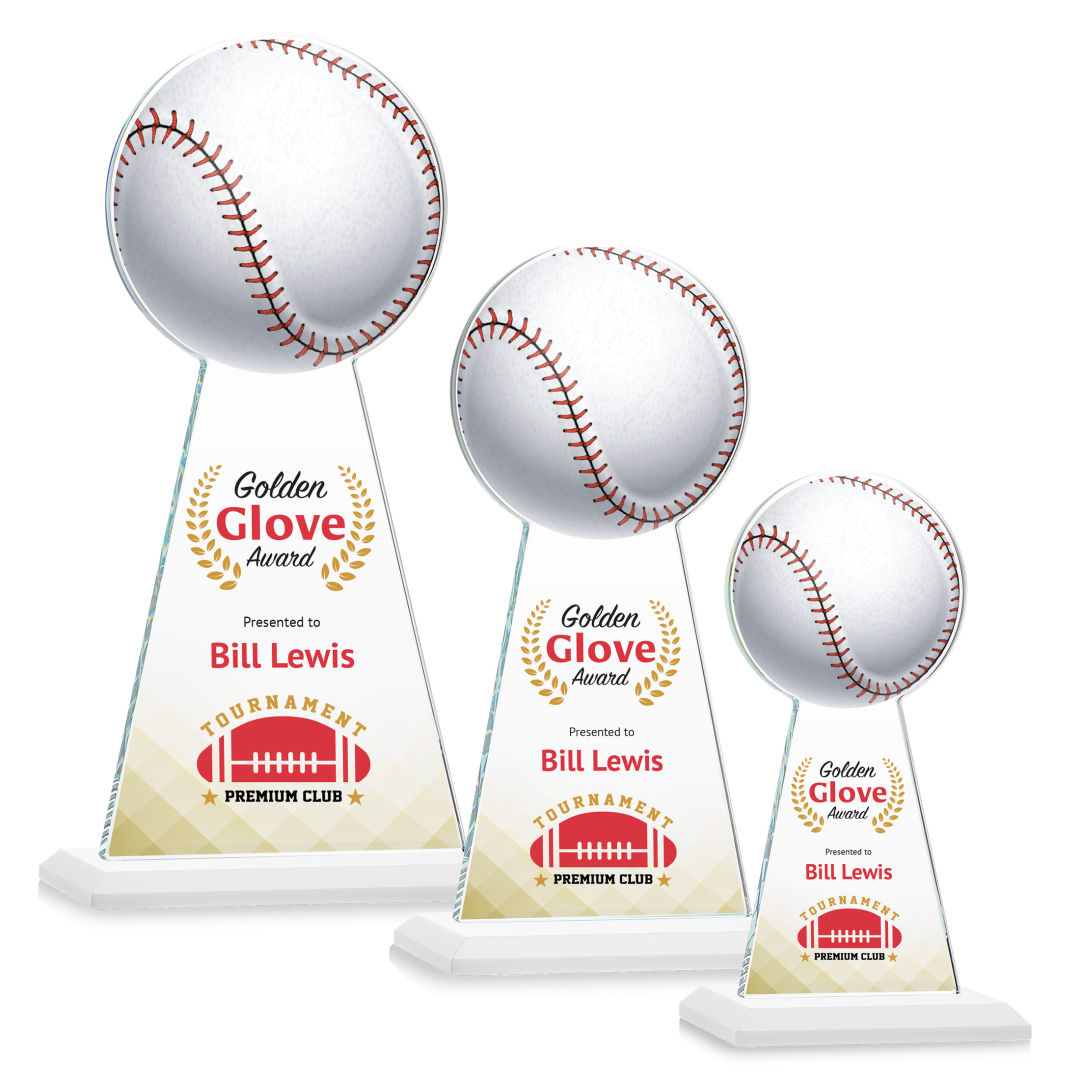 Edenwood Baseball VividPrint™ Award - White