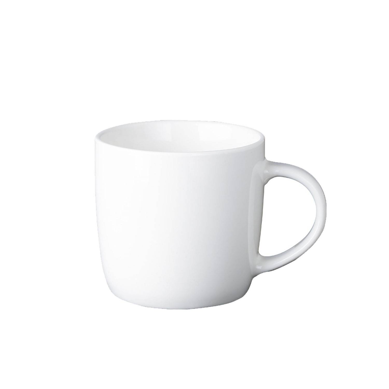 15 oz. Large Smooth Ceramic Coffee Mug w/ Handle 1