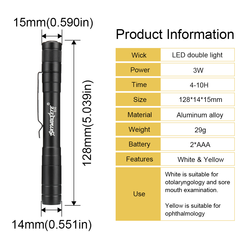 Medical LED Pen Light 4