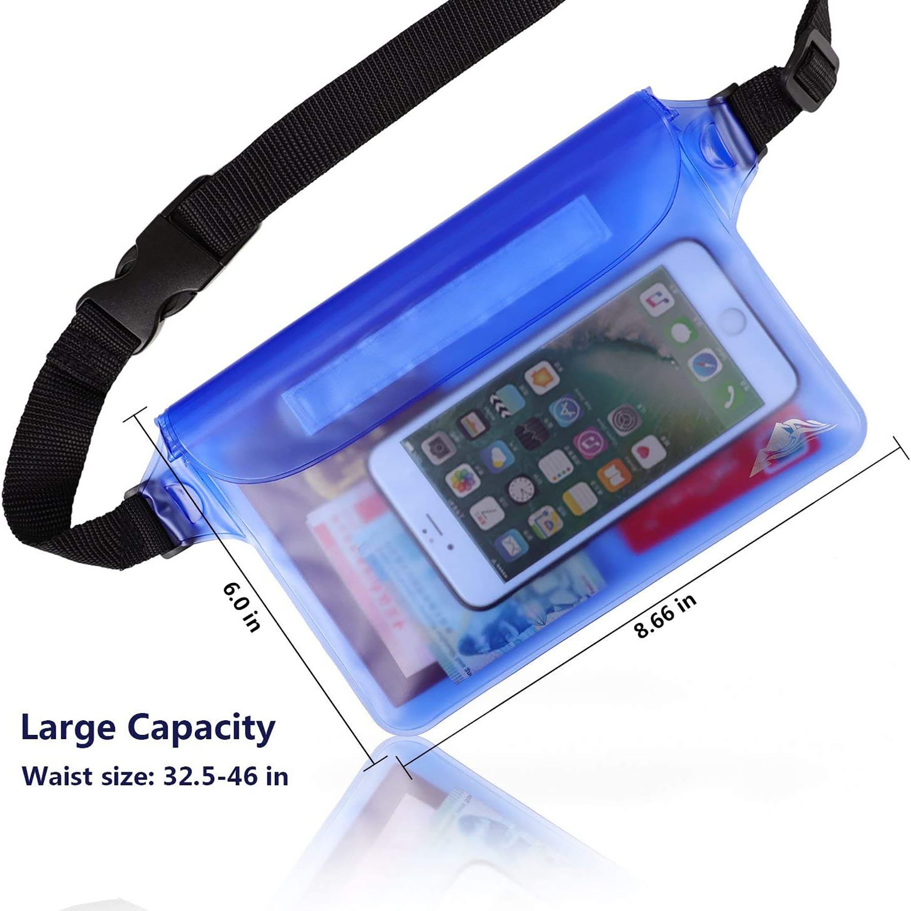 Waterproof Fanny Pouch with Waist Strap 11