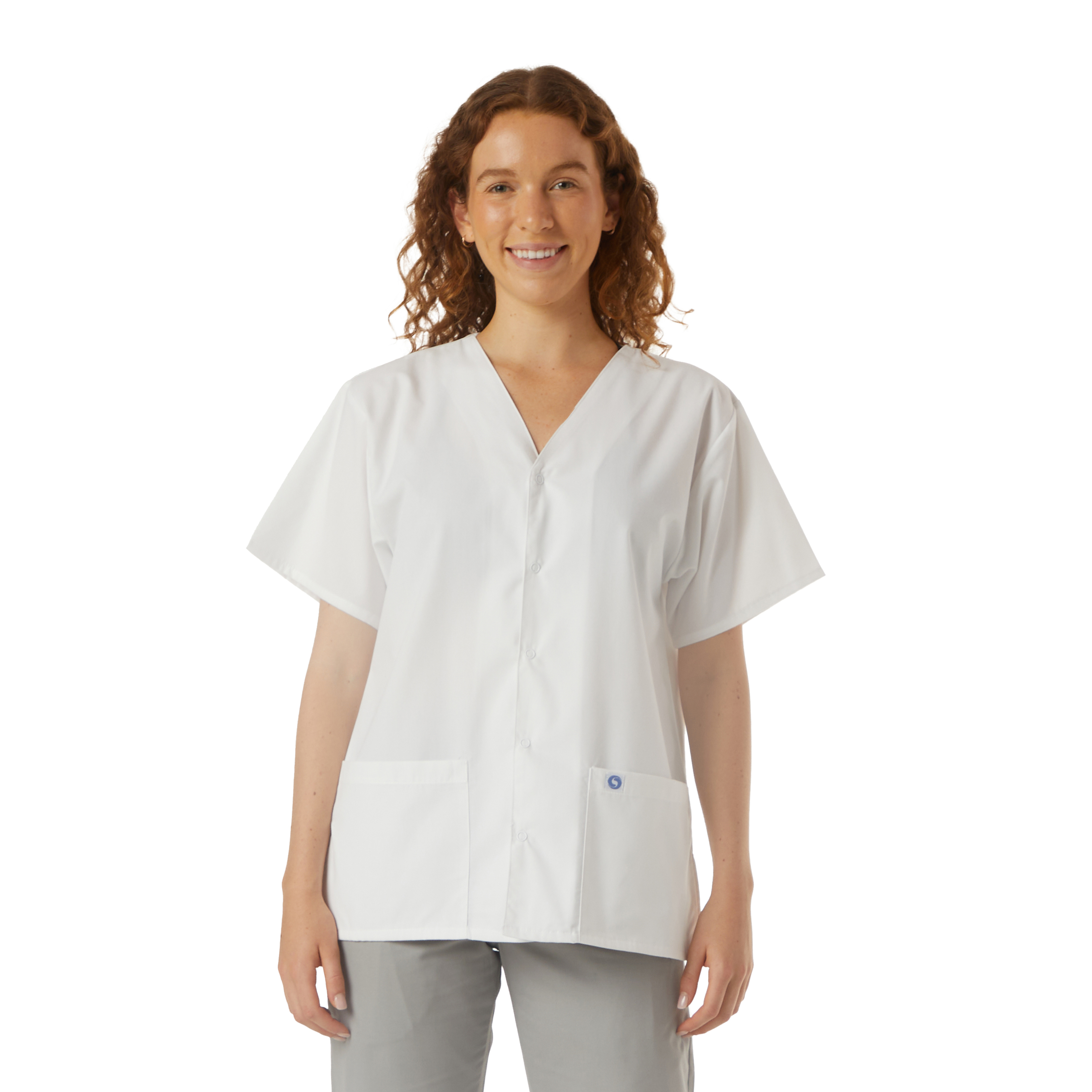 UltraSoft Snap-Front Scrub Tunic 10