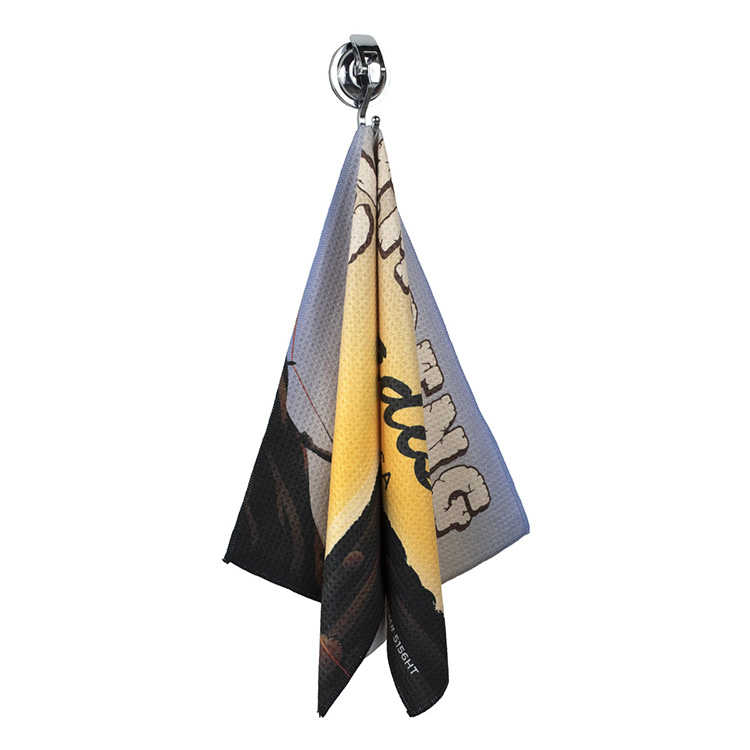 "THE OLYMPUS" Full Color Waffle Weave Sports & Gym Towel 14