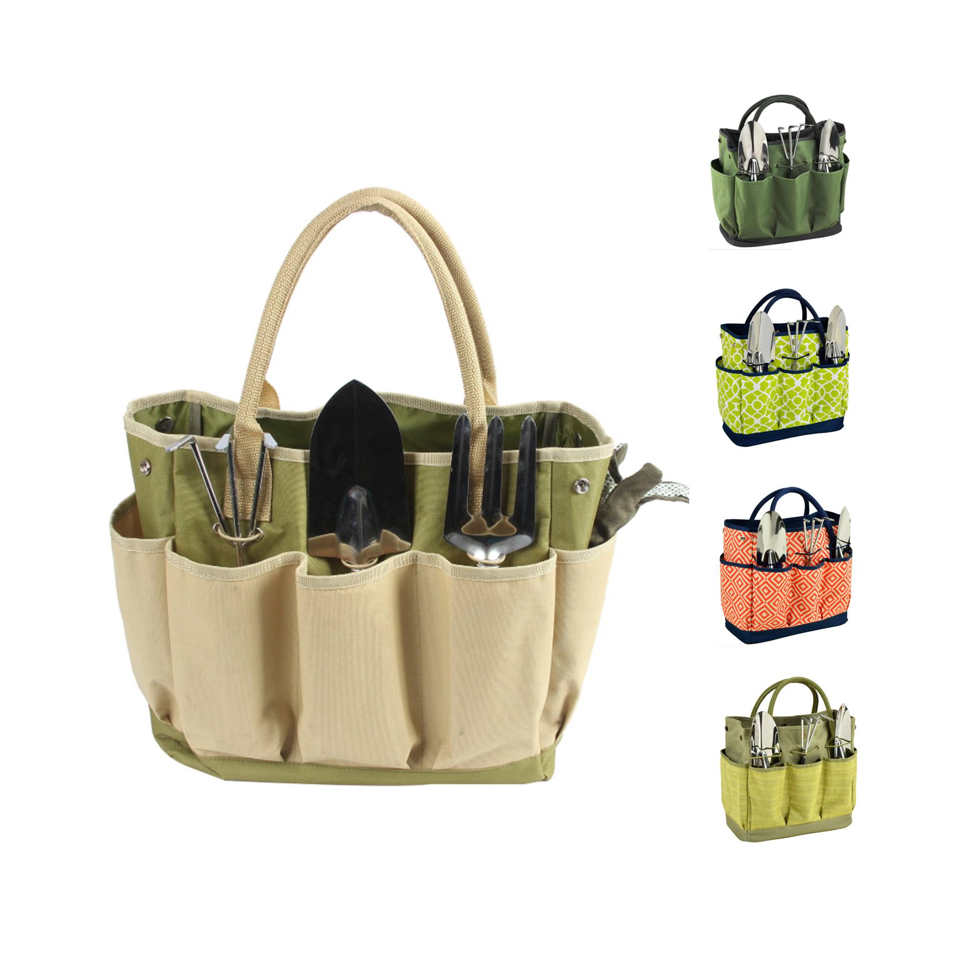 Portable Garden Tools Set Tote Bag, custom tote bag with logo imprint 3
