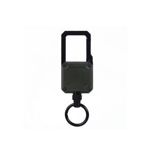 Sleek Metal Square Keychain With Durable Steel Wire Rope 19