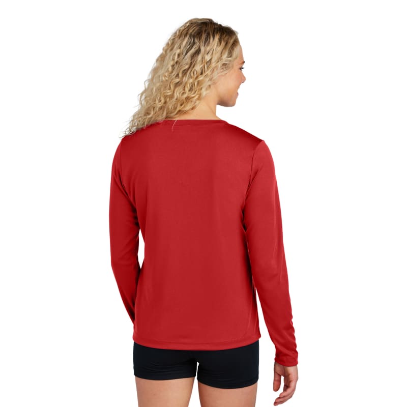 Sport-Tek Women's Long Sleeve PosiCharge Competitor V-Neck Tee. 66