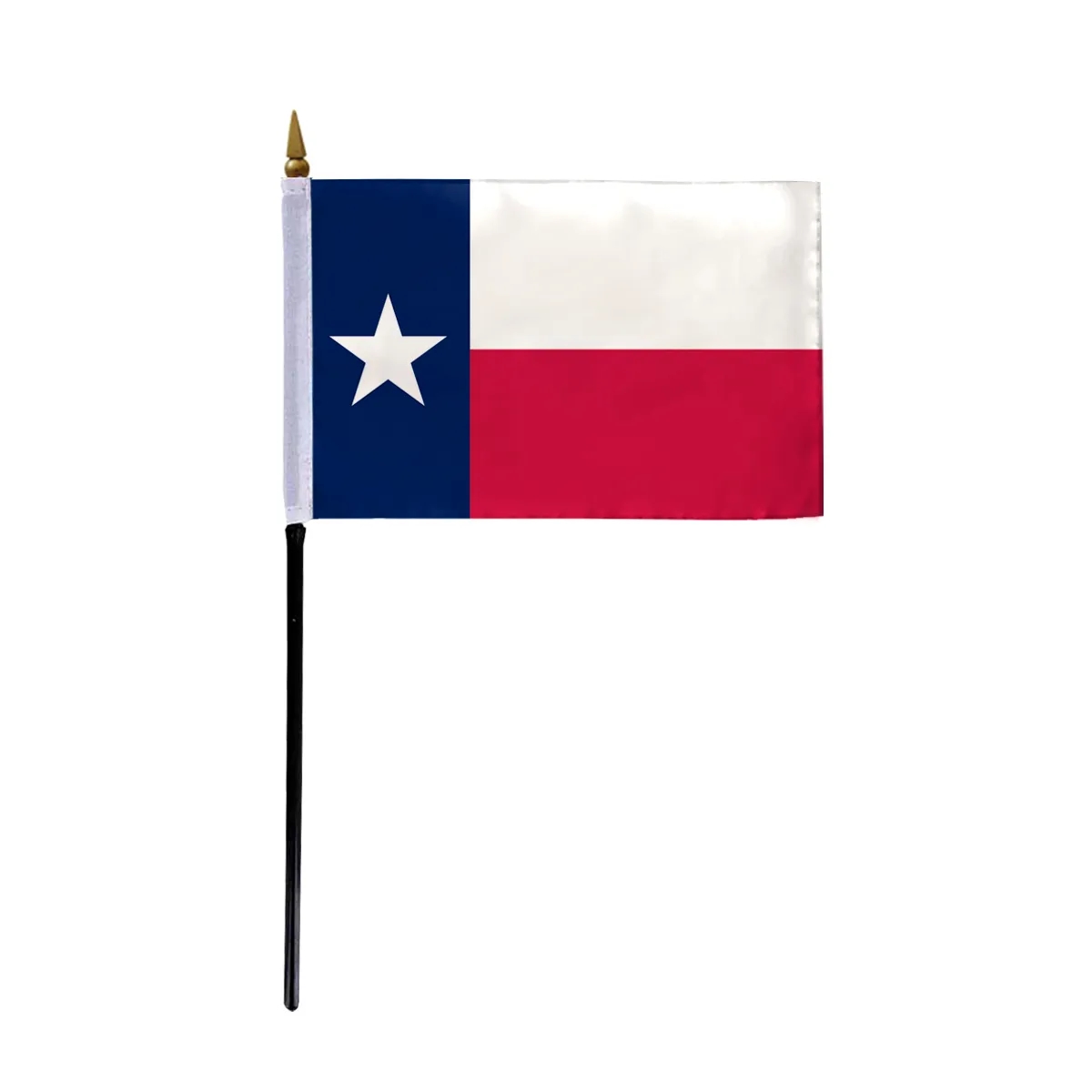 4"x6" & 12"x18'' Texas ePoly Printed Stick Flags 2