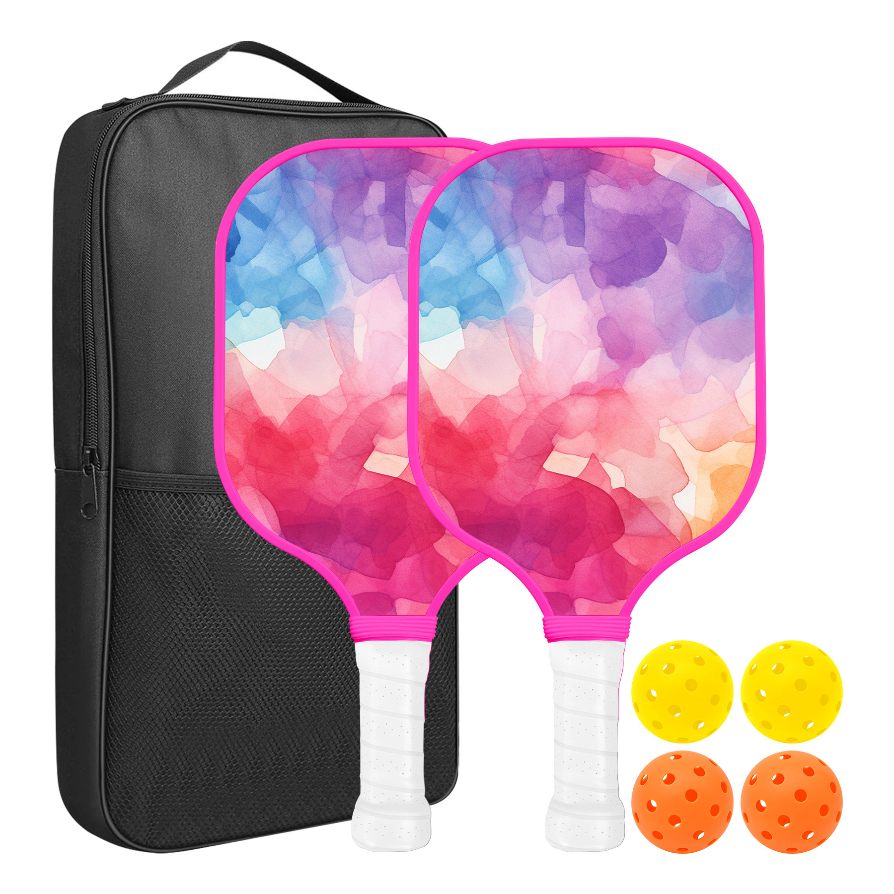 Custom Pickleball Racket Paddle & Ball Set With Carrying Bag 4