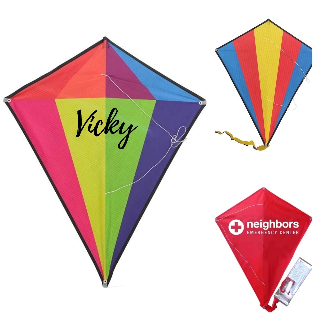 Custom Classical Diamond Kite 1
