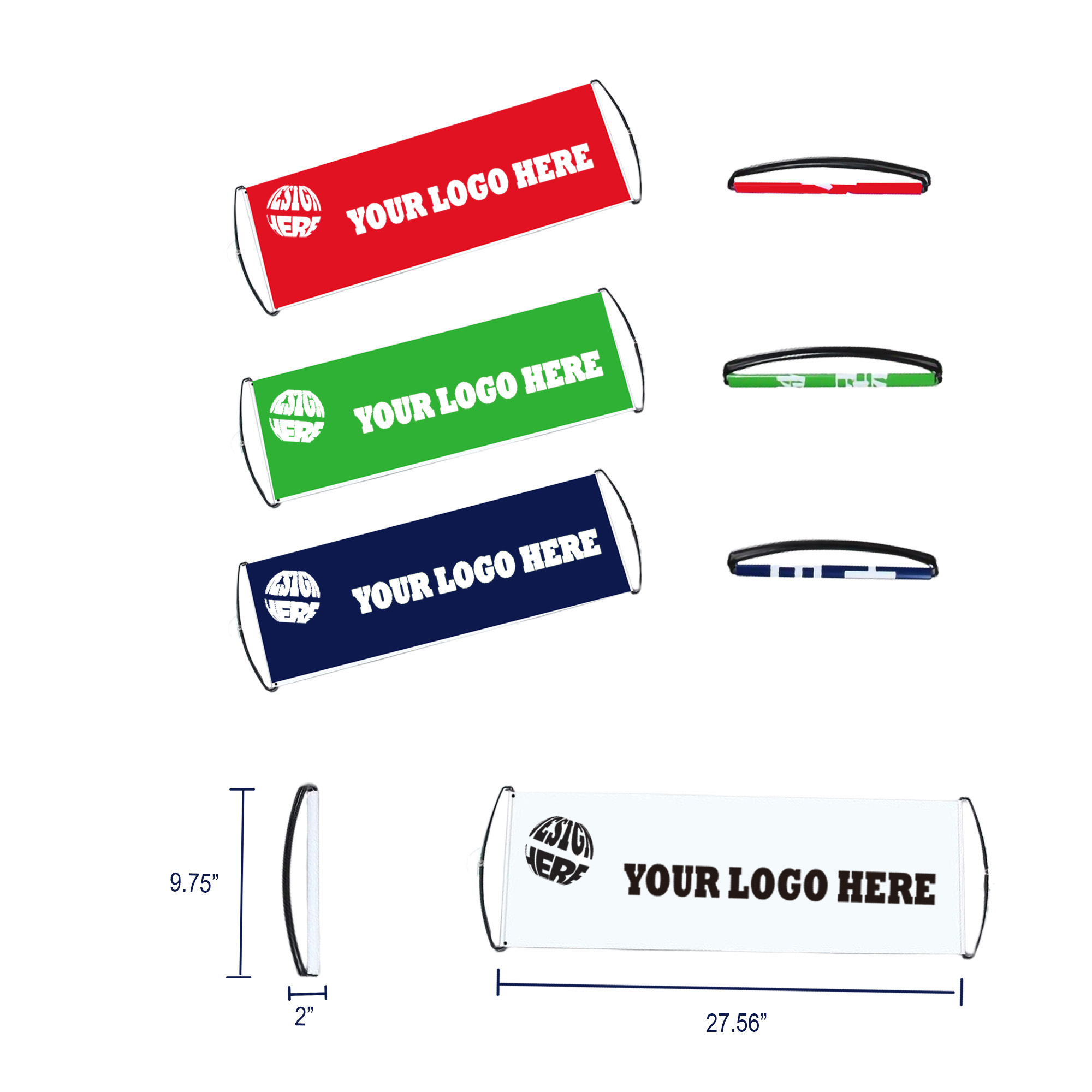 Retractable Handheld Pocket Flag Advertising Banner MOQ50 2