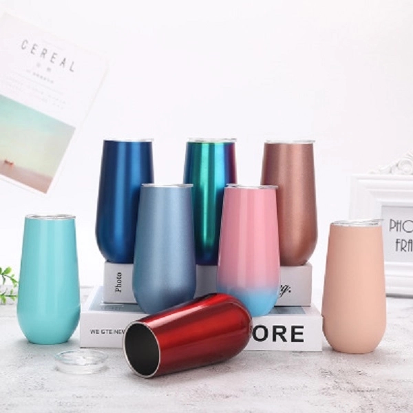6 Oz Double Insulated Champagne Tumbler 3