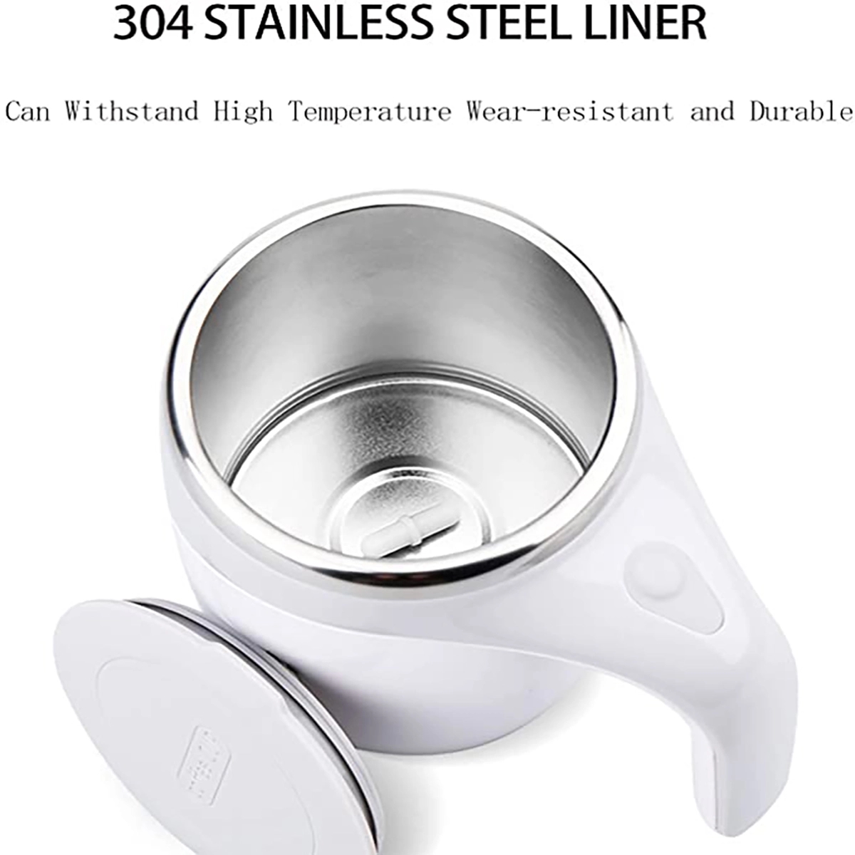 Rechargeable Automatic Magnetic Stirring Coffee Mug 3