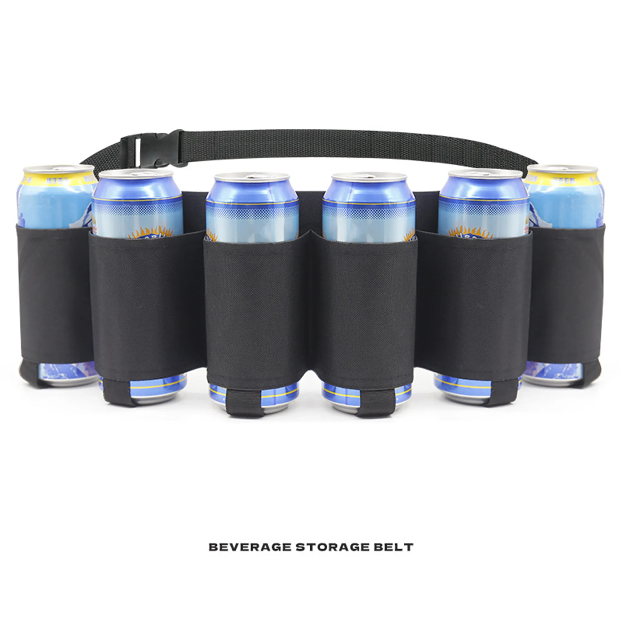 Beer Holster Water Bottle Belt,  Printed Logo for Picnics 2