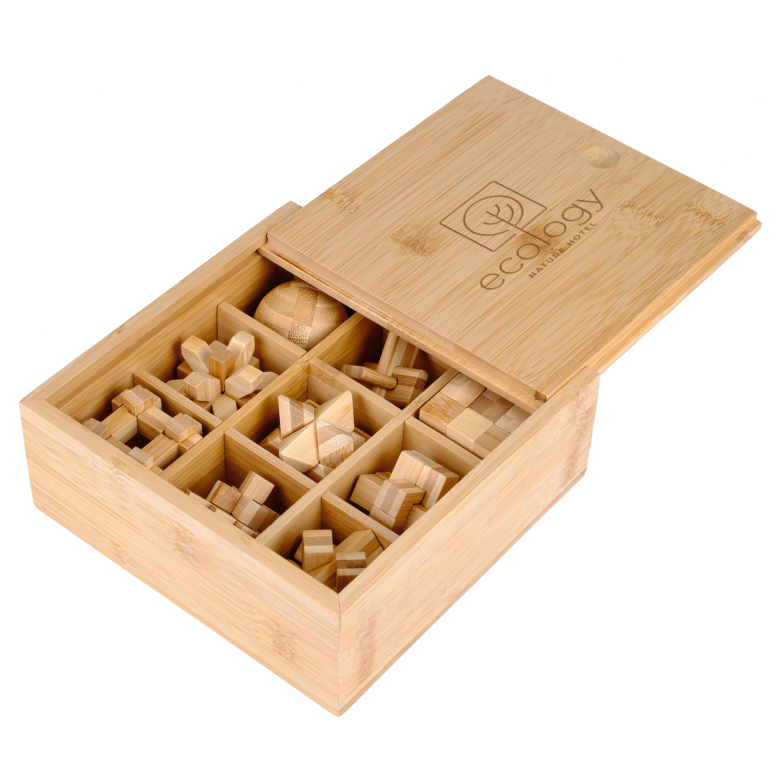 Bamboo Brainteaser Puzzle Set 12