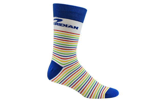 Pantone Matched Jacquard Dress Socks