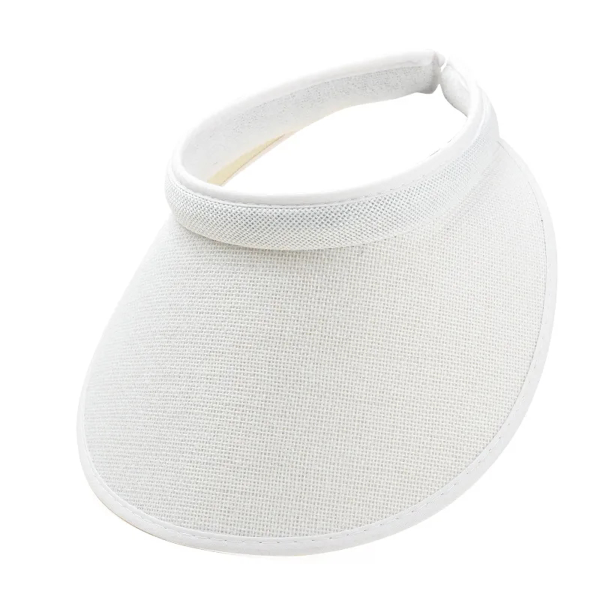 Lightweight Linen Visor Cap For UV Protection 3
