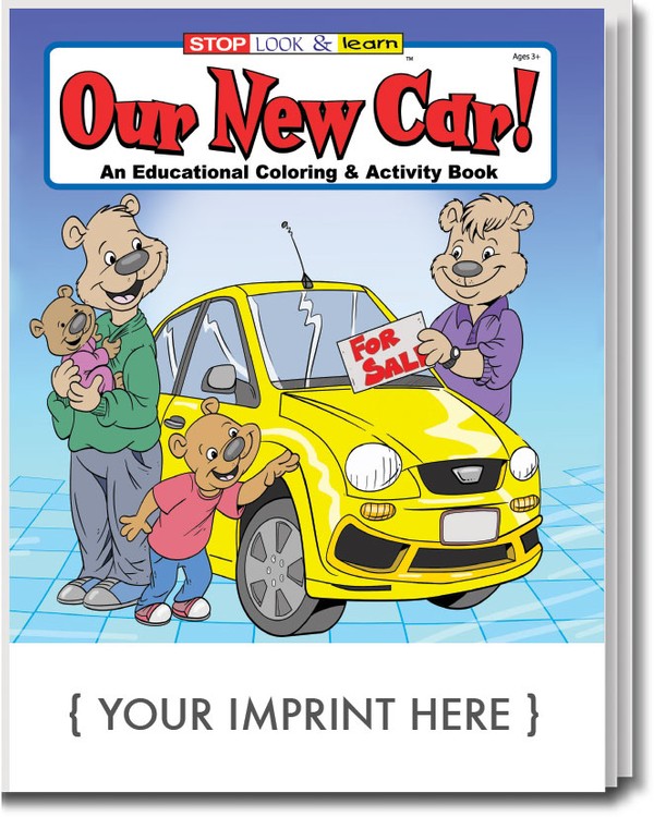 COLORING BOOK - Our New Car! Coloring & Activity Book 3