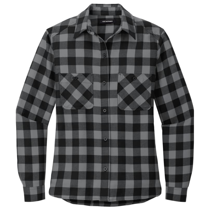 Port Authority Ladies Plaid Flannel Shirt 5