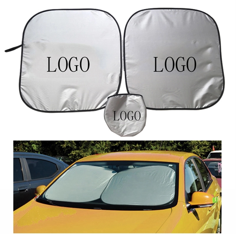 Collapsible Car Sun Shade W/ Pouch 2