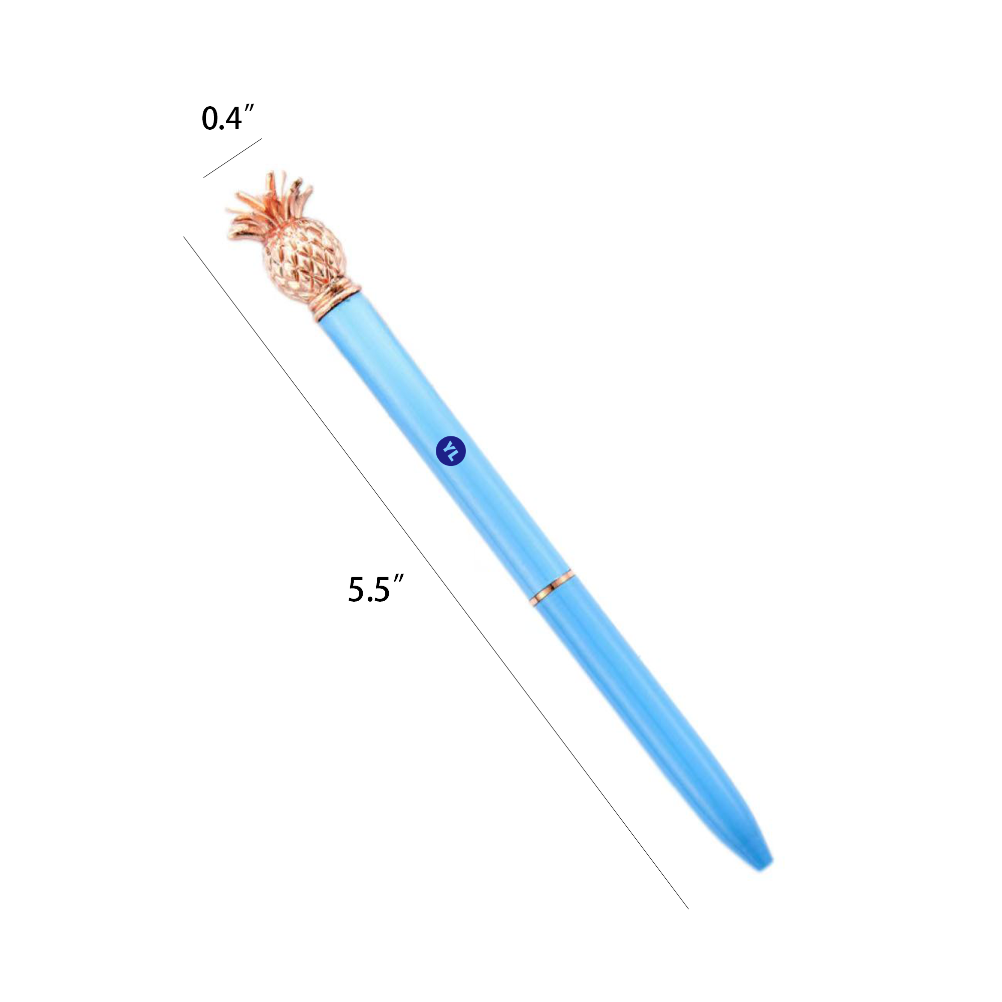 Pineapple-Design Metal Pen 2