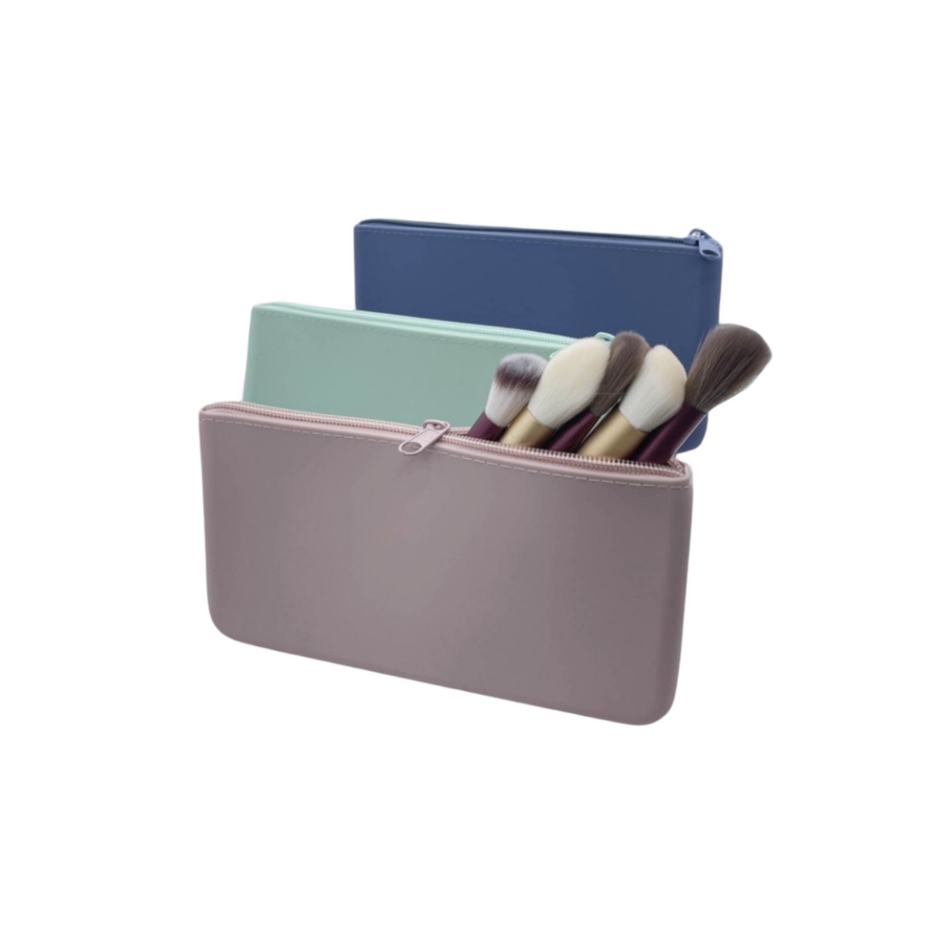 Silicone Makeup Bag Slim Cosmetic Bag 3