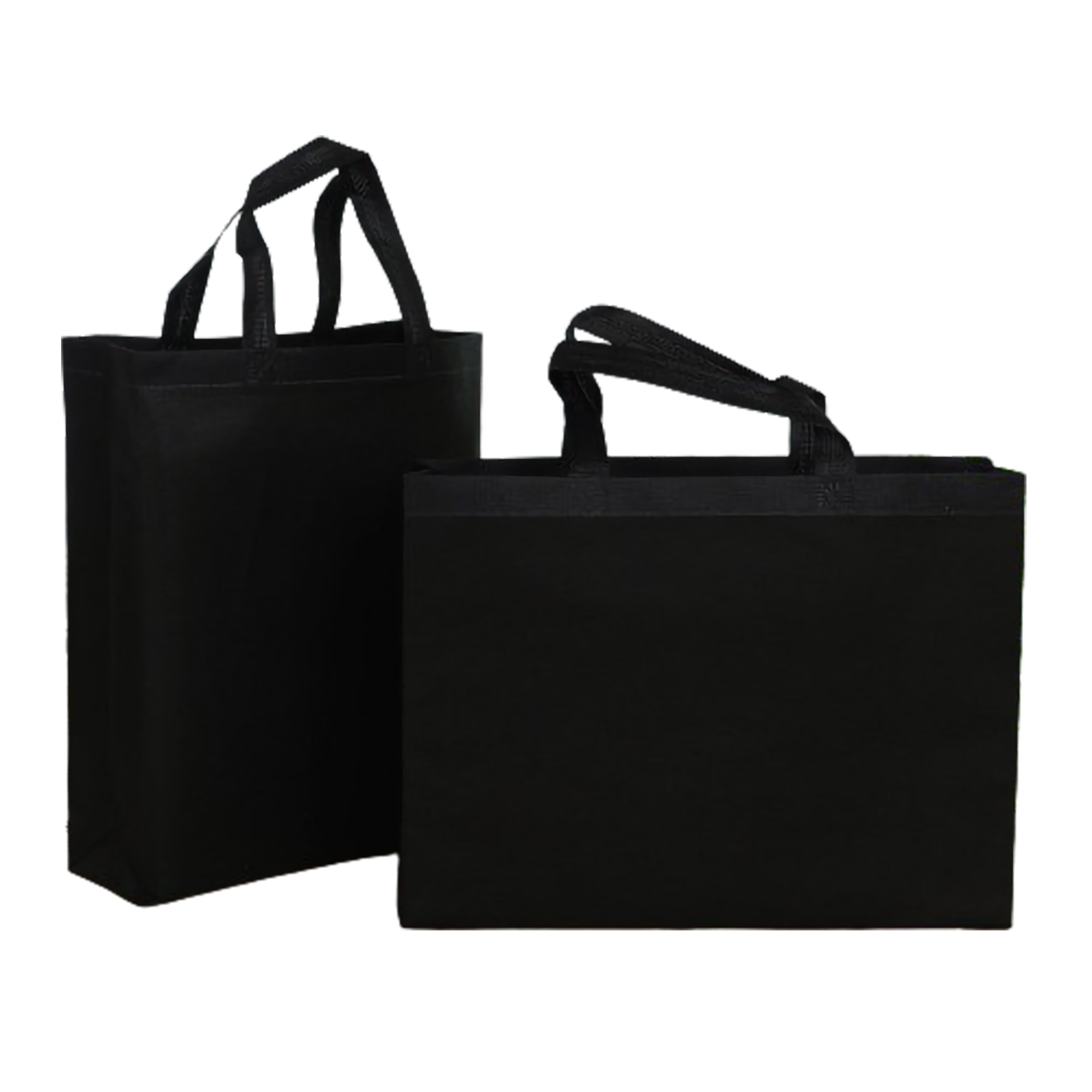 MOQ50  Printed Promotional Reusable NonWoven Shopper Tote Bag 10