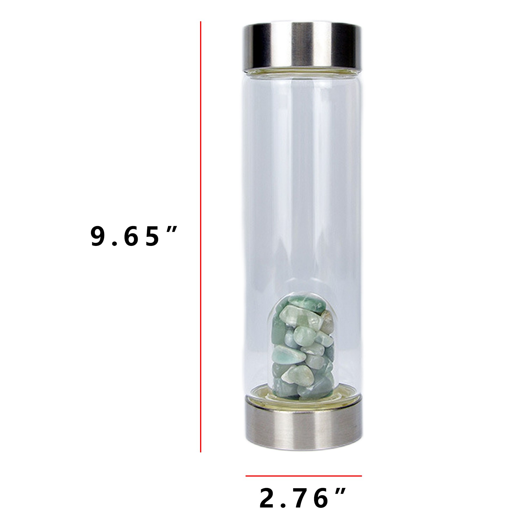 Crystal Energy Glass Bottle 5