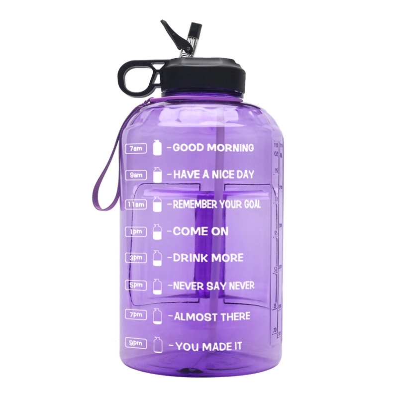 Custom 1 Gallon Water Bottle With Time Marker 3
