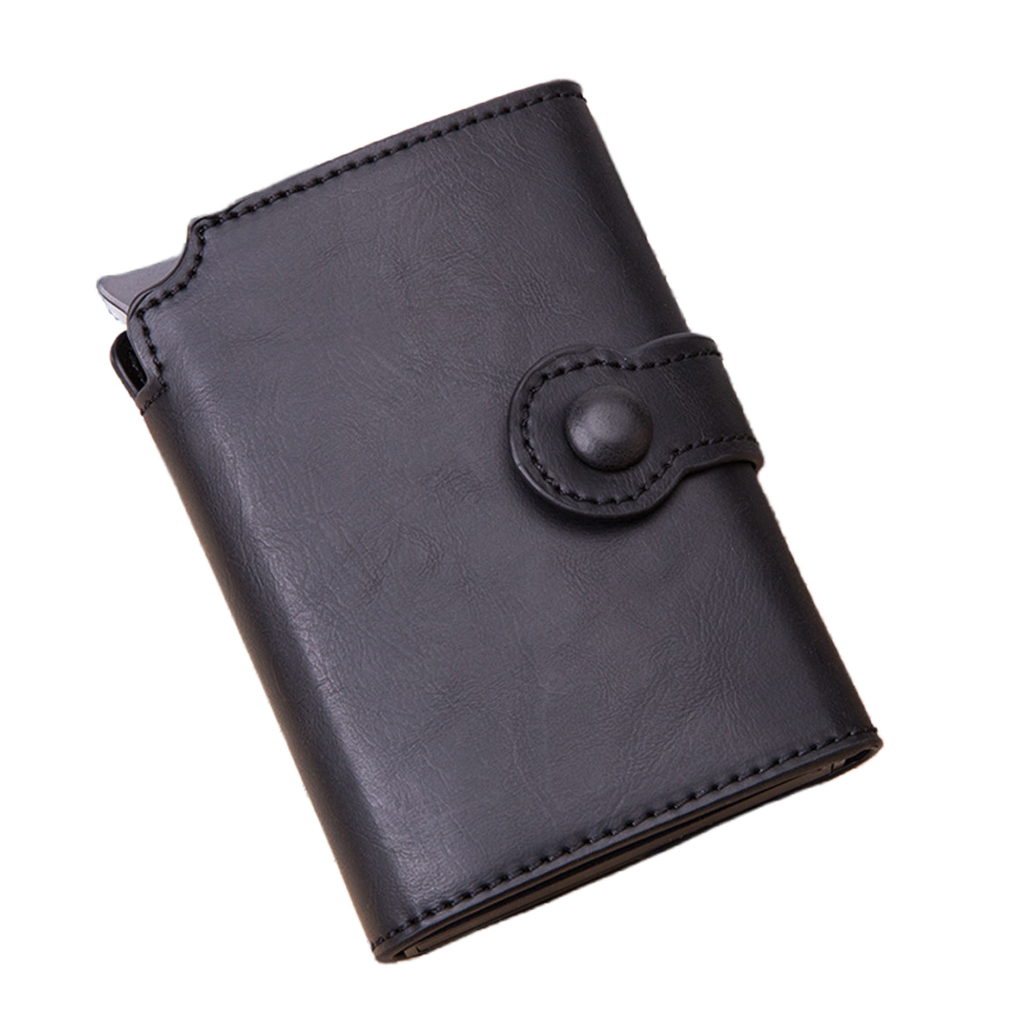 RFID Blocking Anti-Theft Credit Card Holder with Auto Eject