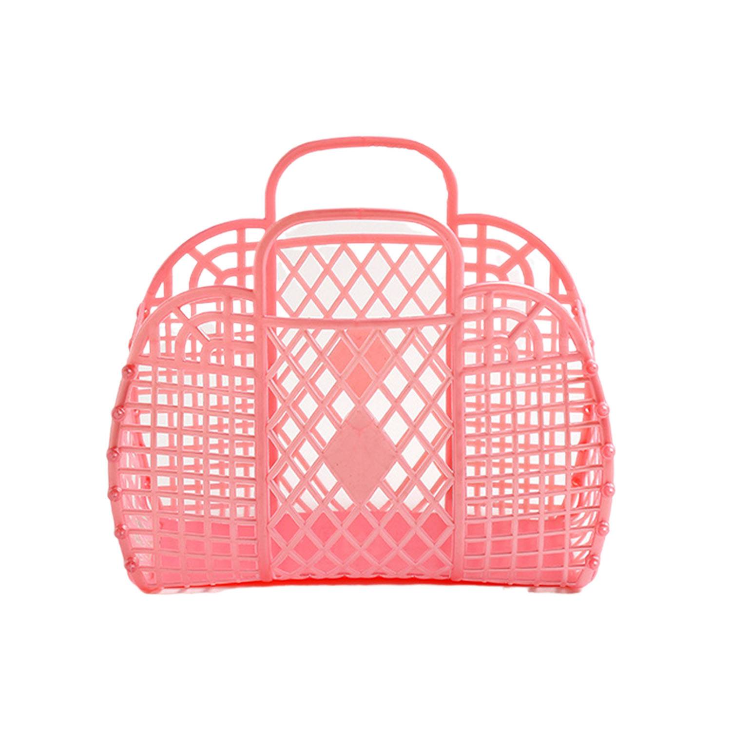 Reusable Hollow Plastic Beach Storage Tote Bag 6