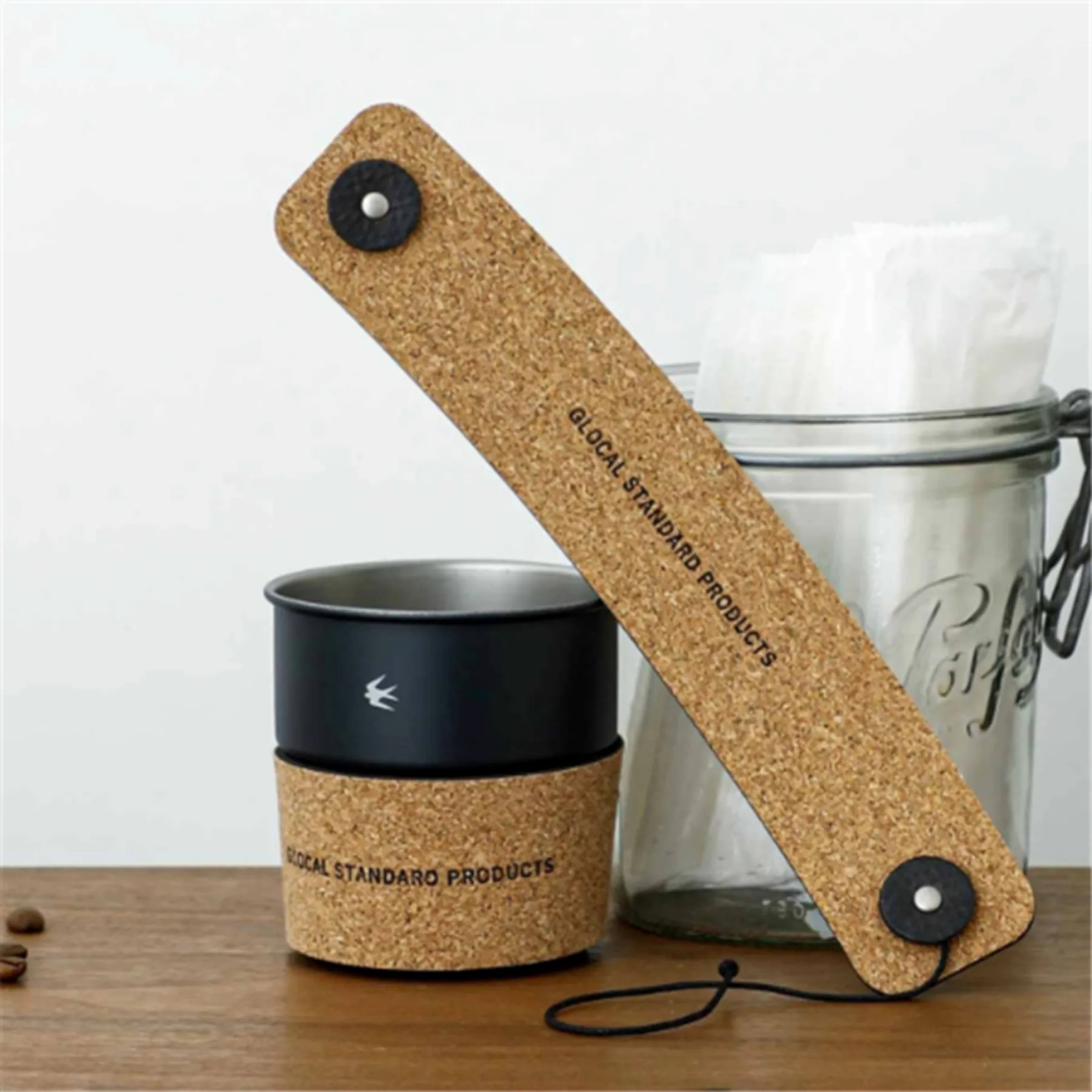 Reusable Leather Cork Cup Sleeve 6
