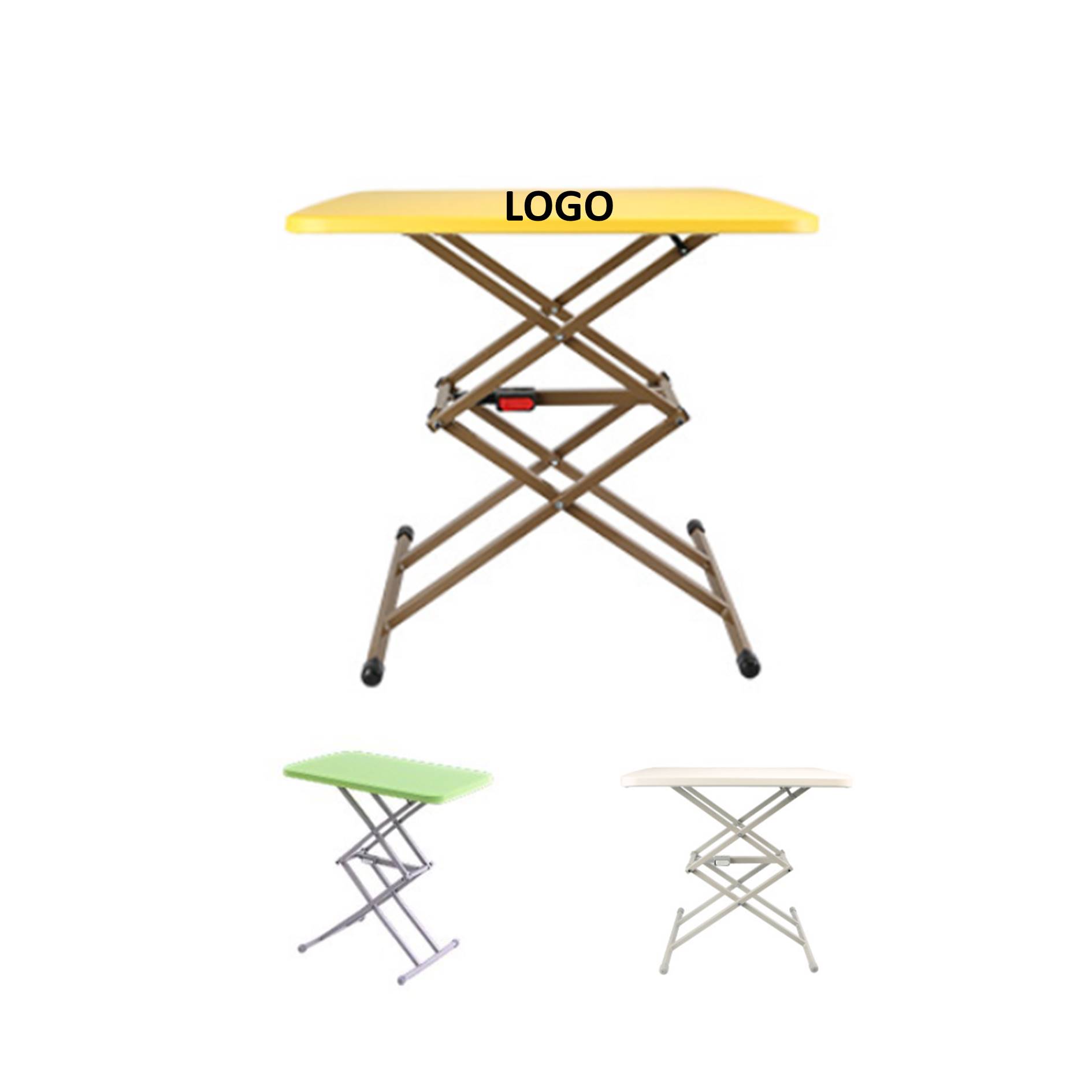 Outdoor Height-Adjustable Folding Table 2