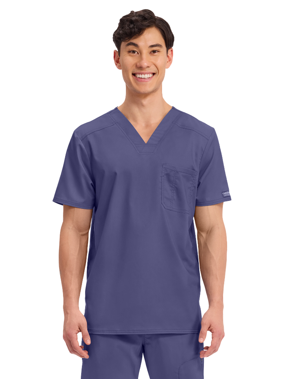 Cherokee - Workwear Revolution - Men's 1-Pocket Tuckable V-Neck Top 9